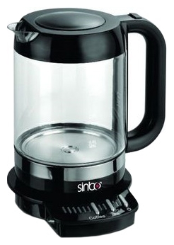 Чайник Sinbo SK-2397 (1.5л., 2200Вт, стекло, черный)