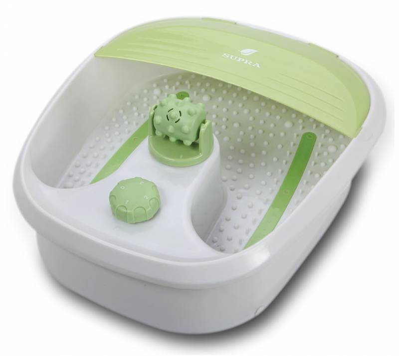 Гидромассажная ванночка для ног Supra FMS-101 80Вт белый/зеленый