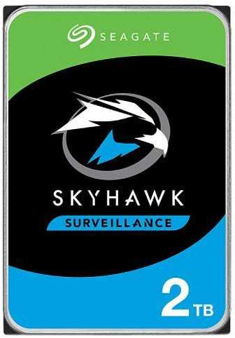 Жесткий диск HDD Seagate SATA 2Tb SkyHawk Surveillance HDD 256Mb, ST2000VX015
