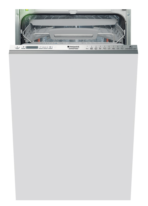 Встраиваемая посудомоечная машина HOTPOINT-ARISTON LSTF 9H114 CL EU (9 комплектов, половинная загрузка, таймер, расход 9л, дисплей)