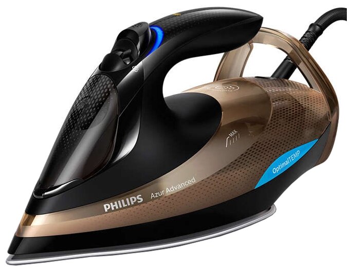 Утюг Philips GC4939/00, 3000 Вт, пар 55 г/мин, удар 240 г, SteamGlide Elite, автовыкл