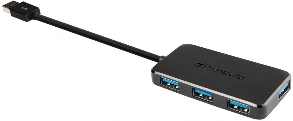 Концентратор USB Transcend USB3.0 4-Port HUB, TS-HUB2K