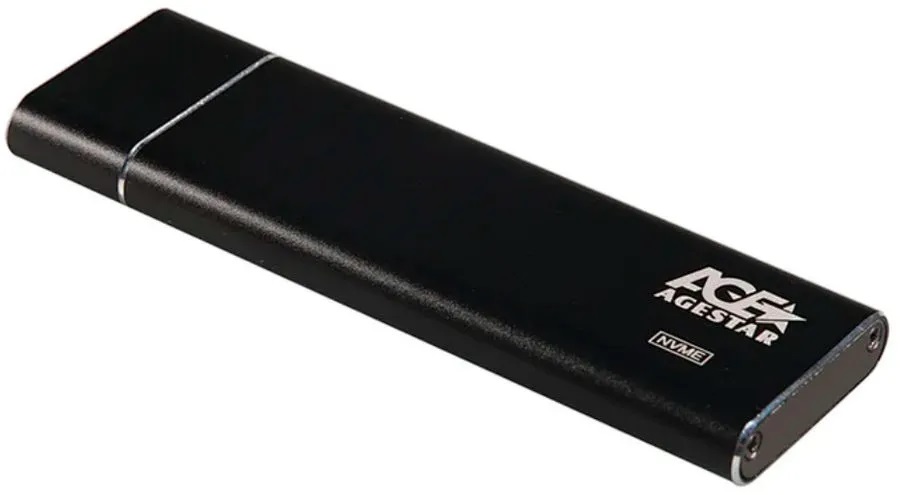 Корпус внешний для SSD M 2280 NVMe ,USB 3.2,AgeStar, black, 31UBNV5C