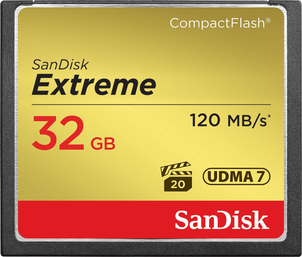 Флеш карта CF 32GB SanDisk Extreme 120MB/s SDCFXSB-032G-G46