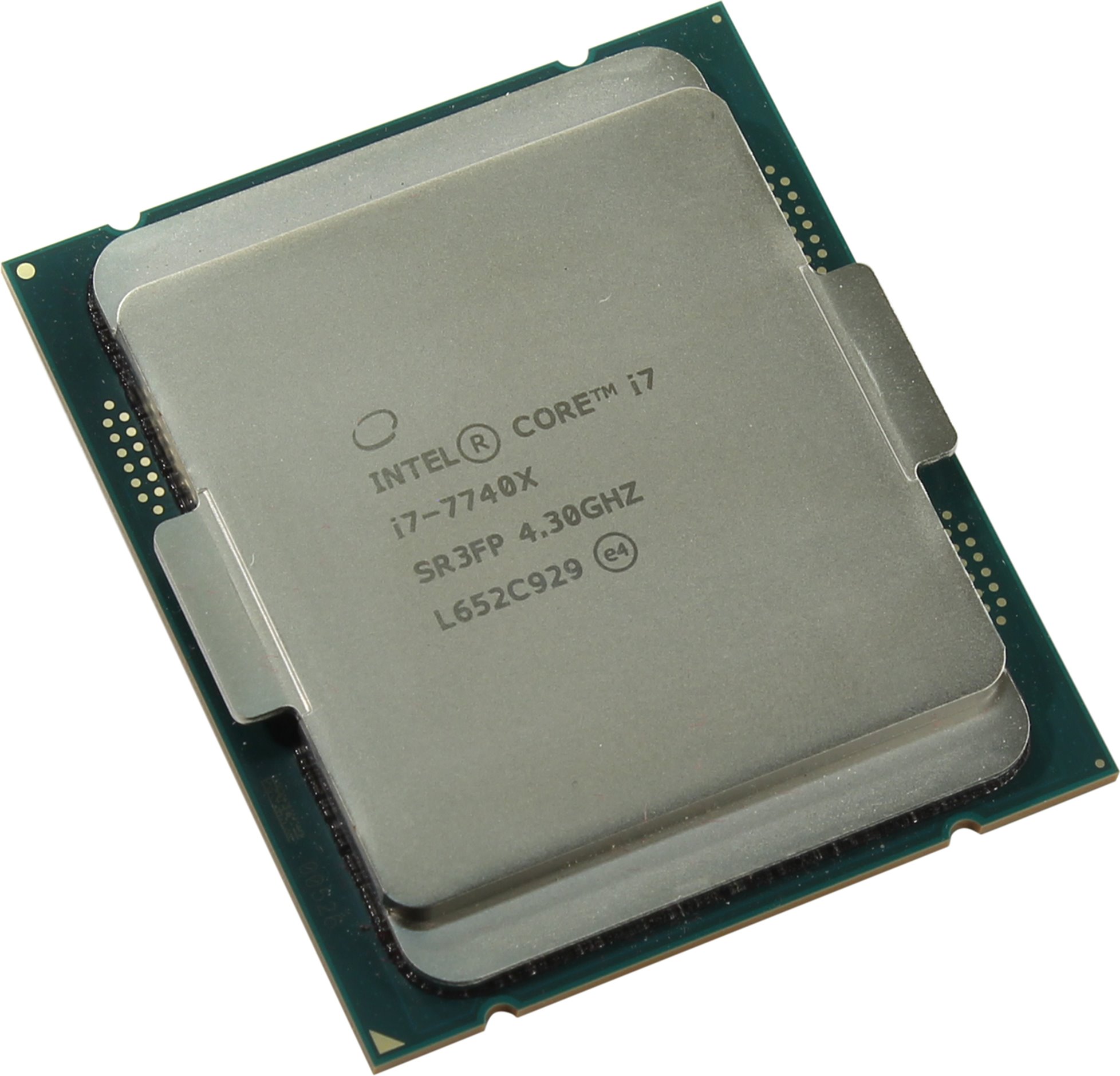 Процессор Intel Core i7 7740X, Socket 2066, 4-ядерный, 4300 МГц, Turbo: 4500 МГц, Kaby Lake-X, Кэш L2 - 1024 Кб, Кэш L3 - 8192 Кб, 14 нм, 112 Вт, OEM