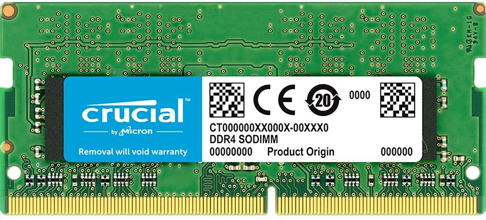 Память SO-DIMM ,4 GB,DDR4,PC21300/2666, Crucial, CT4G4SFS8266