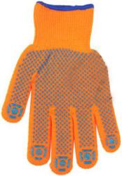 Перчатки ЗУБР "ЭКСПЕРТ" утепленные, акриловые, с защитой от скольжения, 10 класс, сигнальный цвет, S-M, 11464-S