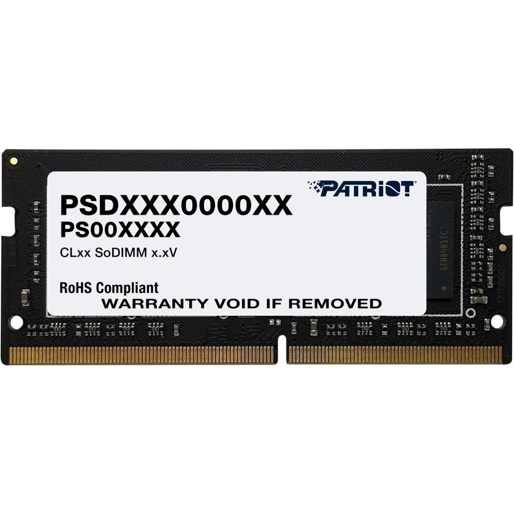 Память SO-DIMM ,8 GB,DDR4,PC25600/3200, Patriot, PSD48G320081S