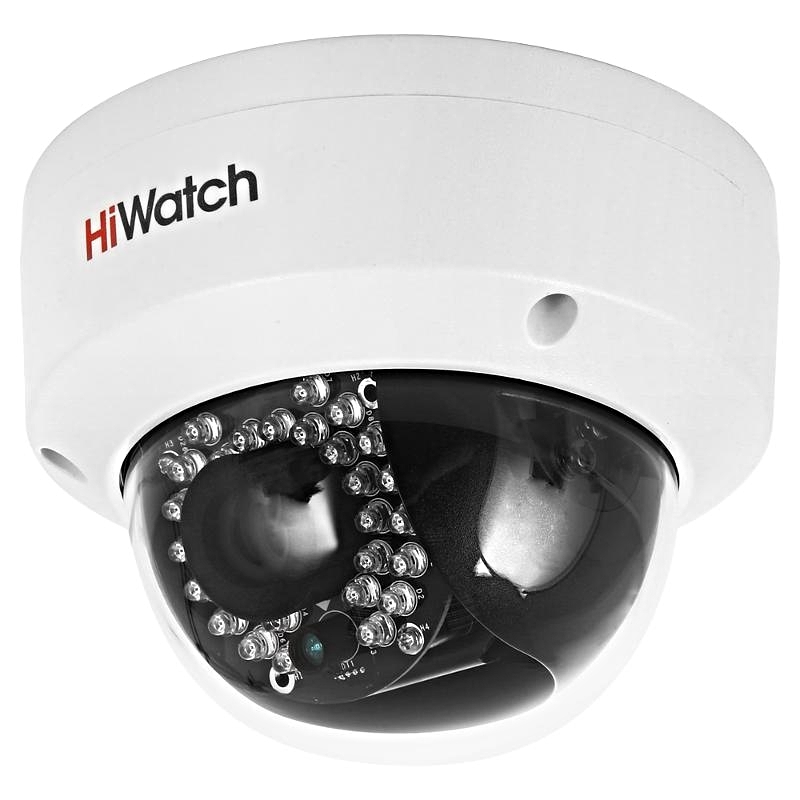 Видеокамера IP Hikvision HiWatch DS-I122 4-4мм цветная корп.:белый