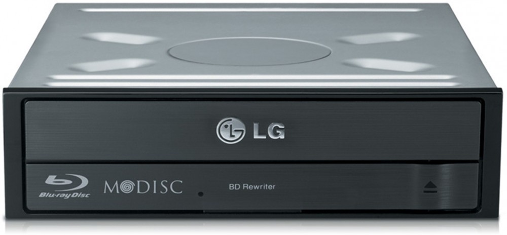 Оптический привод LG BH16NS55, BD-RE, внутренний, SATA, скорость записи CD: 48x, DVD: 16x, BD: 16x, чёрный