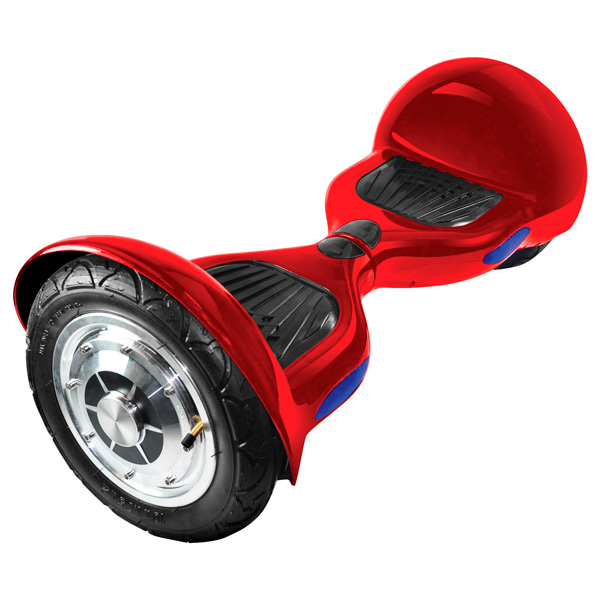 Гироскутер IconBIT Smart Scooter 10 Red, 20 км без подзарядки, емкость аккумулятора 4400 мАч, скорость 15 км/ч, нагрузка 110 кг, время зарядки 3 ч