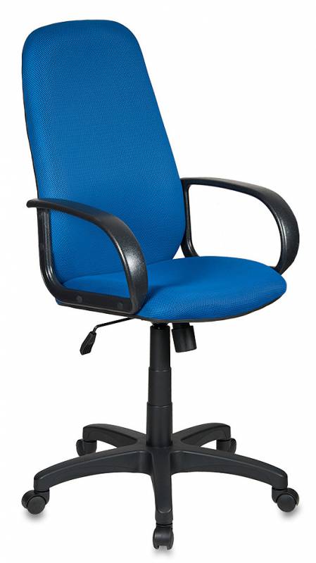 Кресло руководителя Бюрократ CH-808AXSN/TW-10 синий TW-10 ткань крестовина пластиковая
