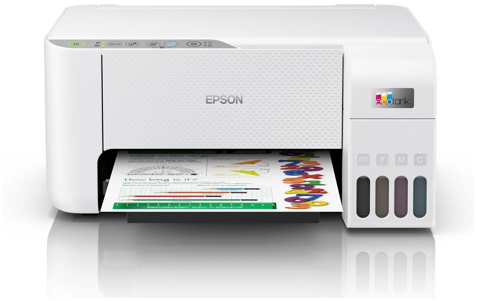МФУ Epson EcoTank L3256 А4 цветное: принтер/копир/сканер, 33/15 стр./мин.(чб/цвет), крышка оригиналов, USB, WiFi, Wi-Fi Direct, в комплекте чернила 8 