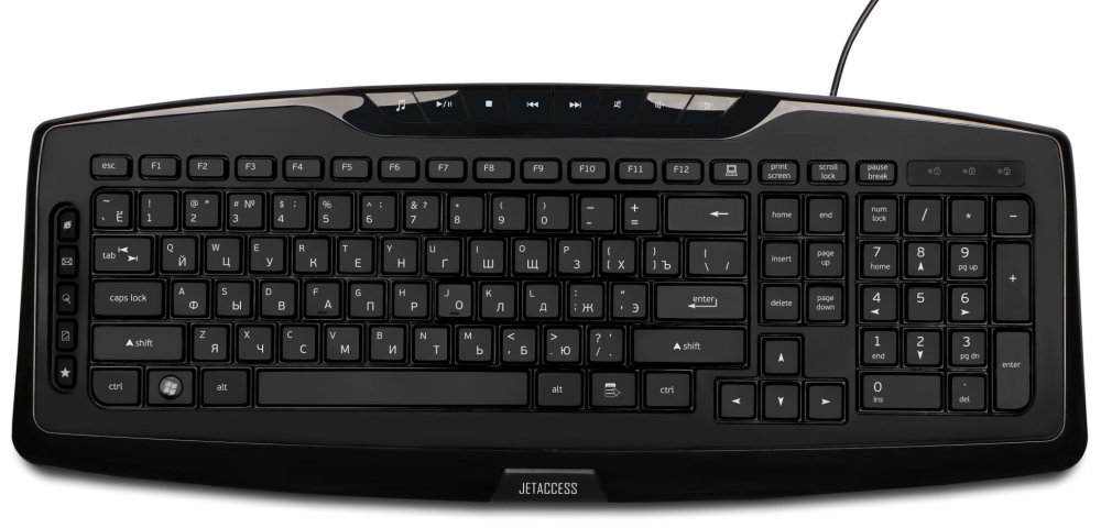 Клавиатура,Jet.A SlimLine K17 USB,Black