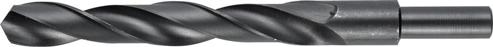 Сверло ЗУБР "МЕТ-ВП" по металлу парооксидированное, быстрорежущая сталь, с проточенным хвостовиком, 17х184мм, 1шт, 4-29605-184-17