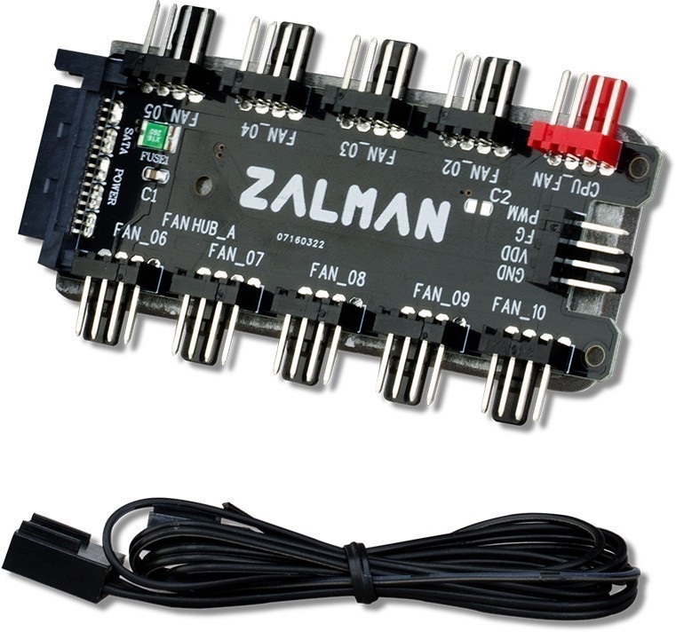 Контроллер вентиляторов Zalman PWM Controller 10Port ZM-PWM10 FH