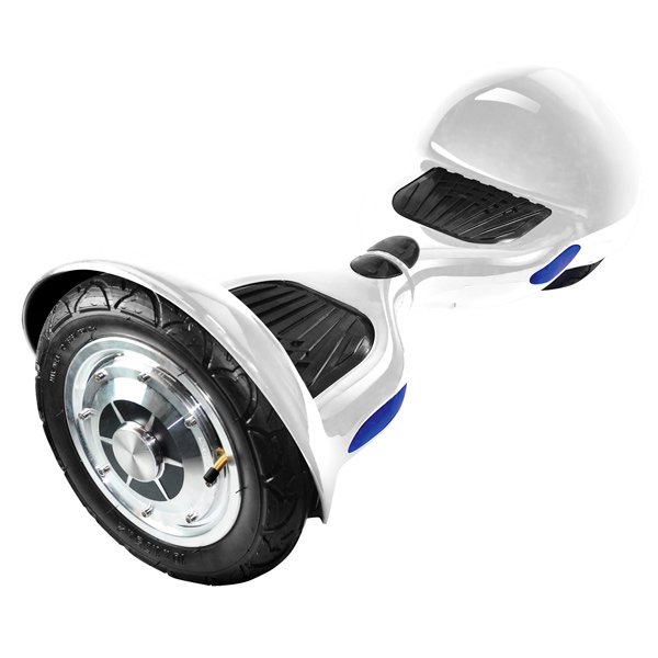Гироскутер IconBIT Smart Scooter 10 White, 20 км без подзарядки, емкость аккумулятора 4400 мАч, скорость 15 км/ч, нагрузка 110 кг, время зарядки 3 ч