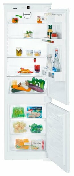 Встраиваемый холодильник LIEBHERR/ 177x54x54см, 199+82, нижняя морозильная камера, ICUS 3324-20 001