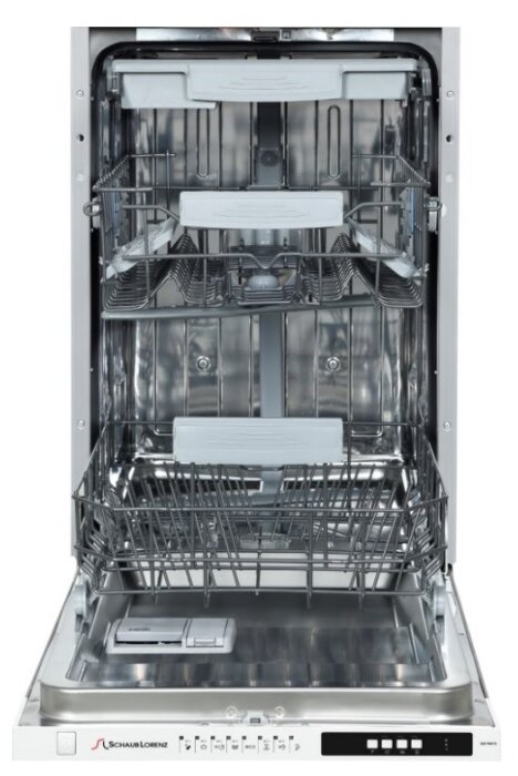 Посудомоечная машина Schaub Lorenz SLG VI4310 Узкая,  84.5x45x55 см, 10 комплектов, 8 программ, расход 9л, электронное управление/LED дисплей, антибак