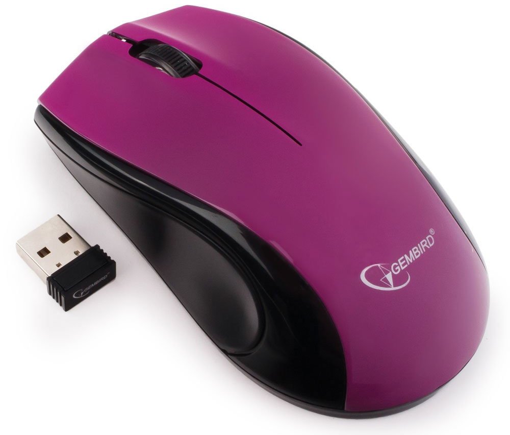 Мышь,Gembird MUSW-320-P ,Purple, Wireless