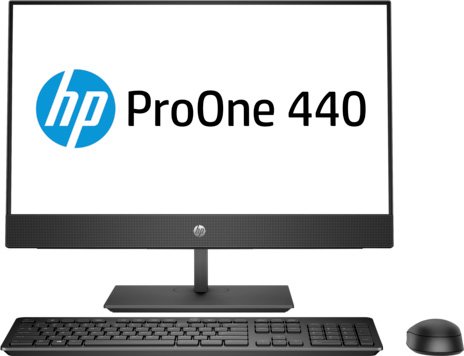 Моноблок HP ProOne 440 G4 AiO   23.8"(1920x1080 IPS)/Intel Celeron G4900(3.1Ghz)/4096Mb/500Gb/DVDrw/WiFi/war 1y/DOS + Spec, 4YV98ES#ACB