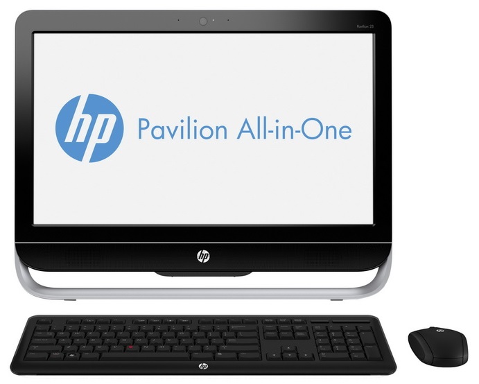 Моноблок HP Pavilion 23-g102nr (23" FHD WLED non touch Core i3 4150T 4Gb (1x4Gb) 1Tb Intel HD Graphics DVD RW Win 8.1), J2G35EA