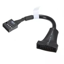 Кабель-переходник, USB3.0 (корпус) -> USB2.0 (мат.плата) 170мм