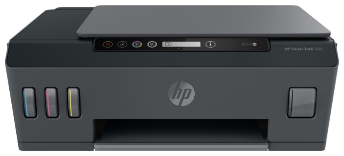 МФУ HP Smart Tank 500, (принтер/сканер/копир), струйная цветная печать, A4, печать фотографий, планшетный сканер, ЖК панель