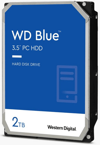 Жесткий диск,2TB,7200,WD,SATA-III,256Mb Cache, Blue, WD20EZBX