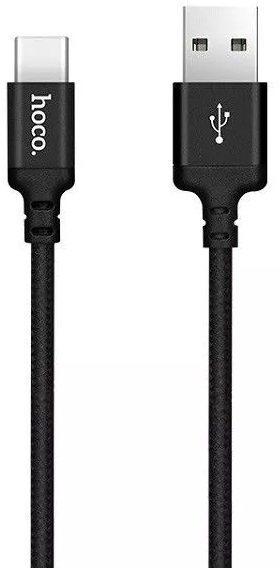 Кабель HOCO X14, USB 2.0 Type-C, 1м, черный