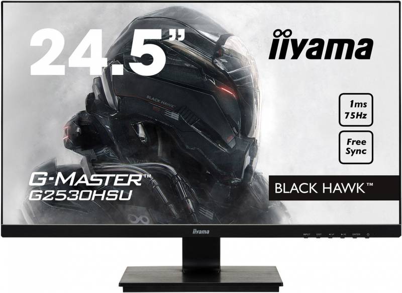 Монитор Iiyama 24.5" G-Master G2530HSU-B1 черный TN LED 1ms 16:9 HDMI M/M матовая 250cd 170гр/160гр 1920x1080 D-Sub DisplayPort FHD USB 4кг