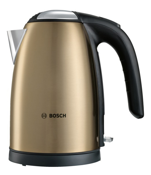 Чайник электрический Bosch TWK7808 1.7л. 2200Вт золотистый (корпус: металл)
