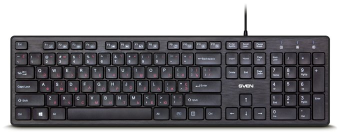 Клавиатура Sven KB-E5800, цифровой блок, USB, цвет: чёрный