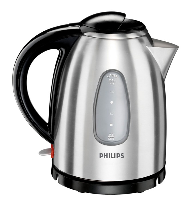 Чайник Philips HD4665/20 (металл, 2400Вт, плоский нагревательный элемент, 1.7л)