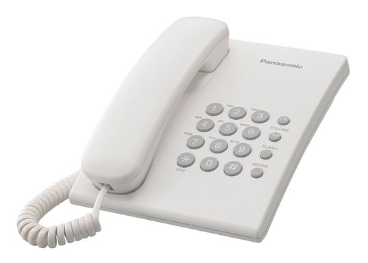 Телефон,Panasonic KX-TS2350RUW, white