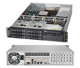 Платформа SuperMicro SYS-6028R-T x6 3.5" С612 1G 2P 1x650W (SYS-6028R-T)