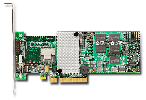 Контроллер,LSI Logic SAS/SAT 9260-4I PCI-E, 512MB, LSI00197