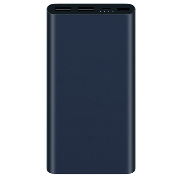 Мобильный аккумулятор Xiaomi Mi Power Bank 2S Li-Pol 10000mAh 2.4A+2.4A черный 2xUSB
