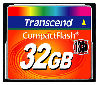 Память CF 32GB Transcend Card (133X), TS32GCF133