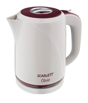 Чайник электрический Scarlett SC-028 1.7л. 2200Вт белый (корпус: пластик)