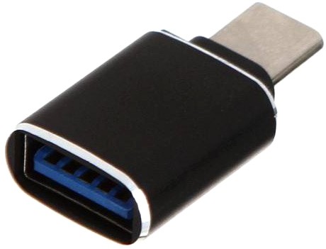 Переходник Greenconnect USB Type C на USB 3.0, M/AF, черный, GCR-52299, GCR-52299