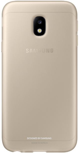 Чехол (клип-кейс) Samsung для Samsung Galaxy J3 (2017) Jelly Cover золотистый (EF-AJ330TFEGRU)