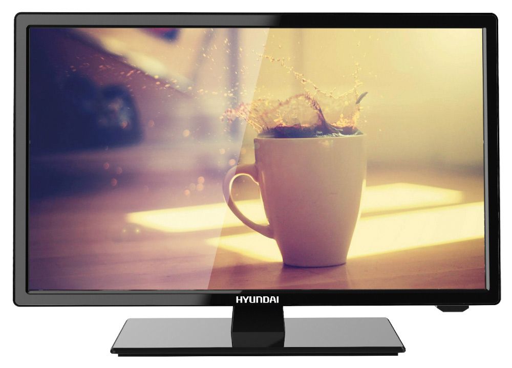 Телевизор LED Hyundai 19" H-LED19R401BS2 черный/HD READY/60Hz/DVB-T2/DVB-C/DVB-S2/USB (RUS)