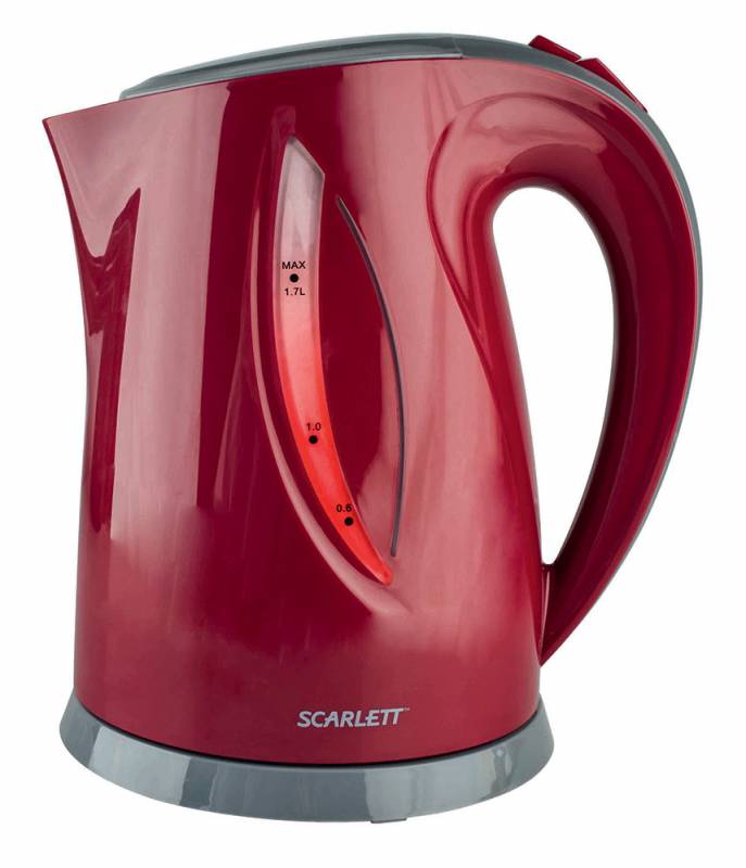 Чайник электрический Scarlett SC-EK18P15 1.7л. 2200Вт красный (корпус: пластик)