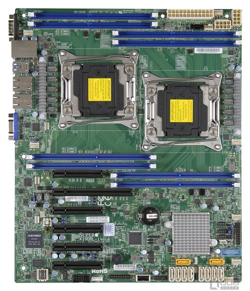 Материнская плата Supermicro Motherboard 2xCPU X10DRL-I E5-2600v3/v4 UpTo2x4DIMM/ 10xSATA3/  C612 RAID 0/1/5/10/ 2xGE/ 3xPCIx8, 1xPCIx16, 2xPCIx4(in x