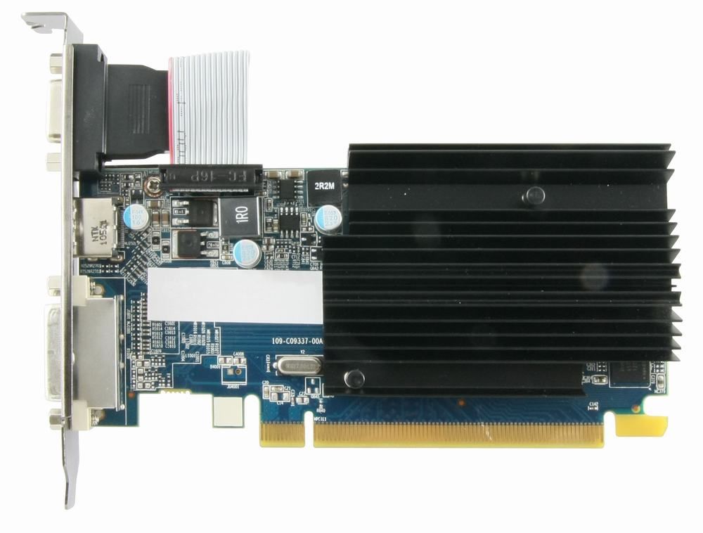 Видеокарта Sapphire AMD Radeon R5 230 (1024Mb 64bit DDR3 625/1334 DVIx1/HDMIx1/CRTx1/HDCP, PCI-E), 11233-01-10G