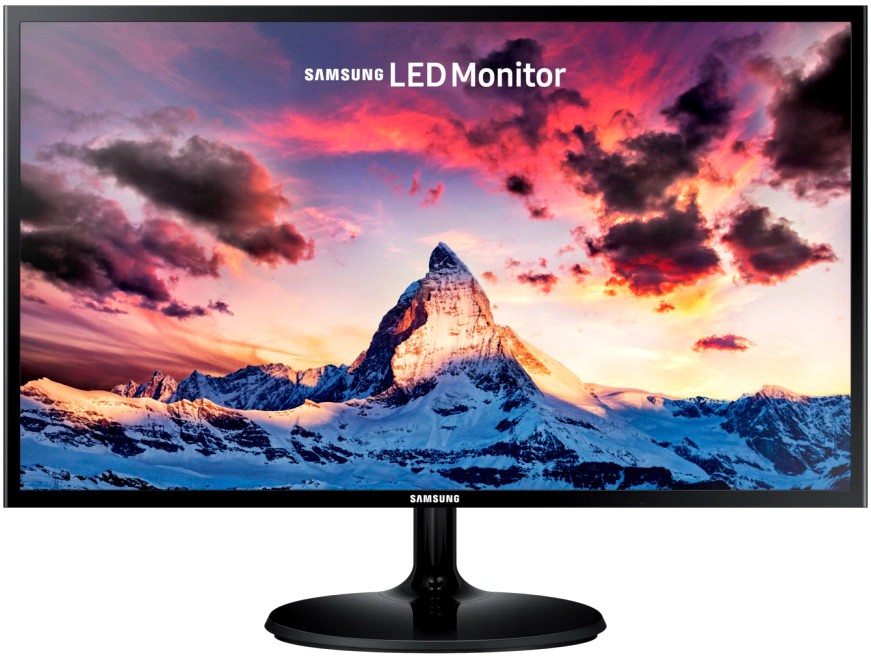 Монитор Samsung S24F354FHI 23.5" Wide LCD PLS LED monitor, 4(GtG)ms, 250 cd/m2, MEGA DCR (static 1000:1), 178°/178°, D-sub, HDMI, Windows 10, EnergySt