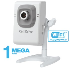 Видеокамера IP Beward CD320, 1 Мп, 1/4'' КМОП, 0.3 лк (день)/0.1 лк (ночь), DWDR, 2D/3DNR, объектив 2.5 мм