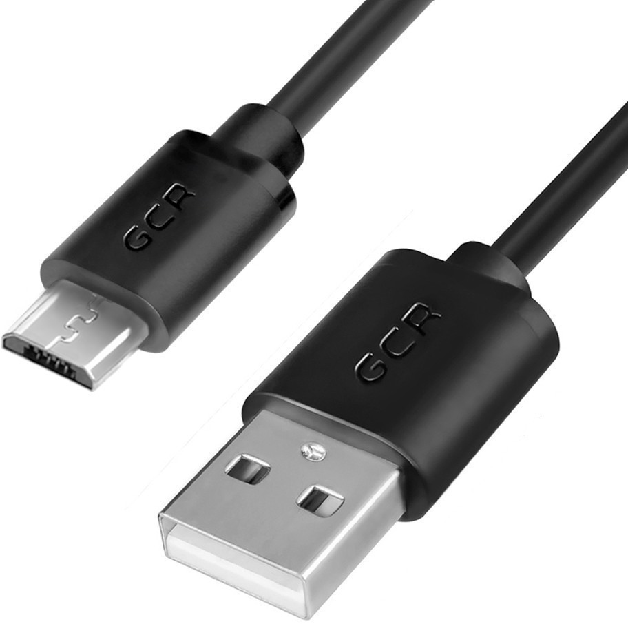 Кабель Greenconnect 0.75m USB 2.0, AM/microB 5pin, черный, 28/28 AWG, экран, армированный, морозостойкий,GCR-UA8MCB6-BB2S-0.75m