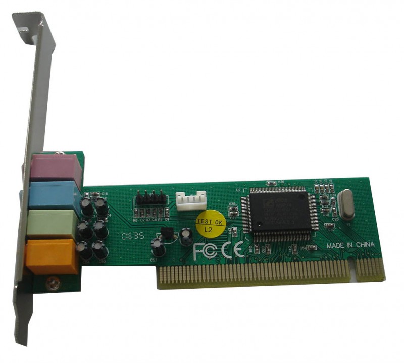 Звуковая карта,C-Media 8738 PCI, 4.0 OEM, ASIA 8738SX 4C